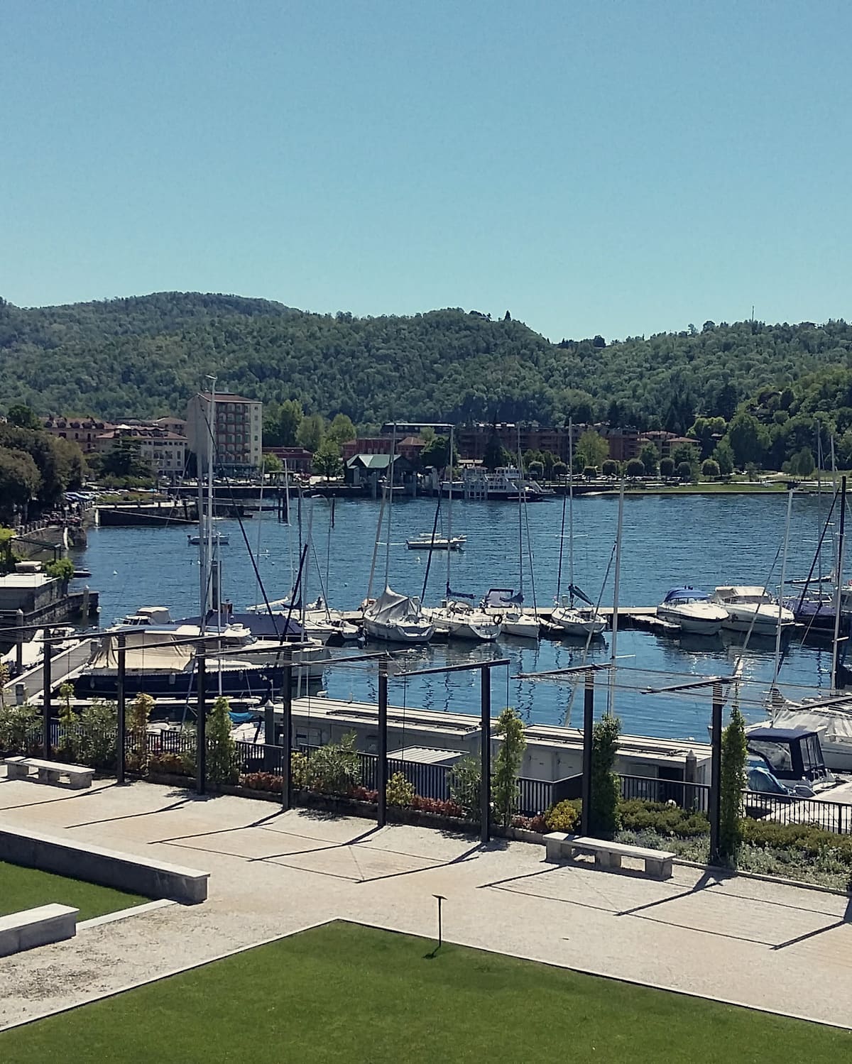 Il porto di Laveno sul Lago Maggiore